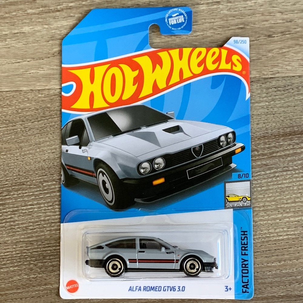 Hot Wheels Alfa Romeo GTV6 3.0 Hotwheels Mattel HW New 2024 Luxury Car